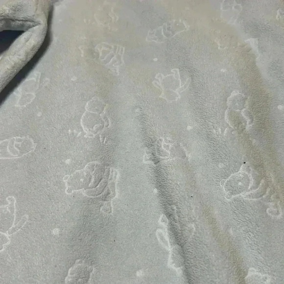 Disney - Winnie the Pooh - first Christmas- footed sleeper.  Size 3-6 months - Picture 6 of 6